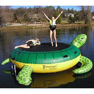 Island Hopper Turtle Hop Water Bouncer