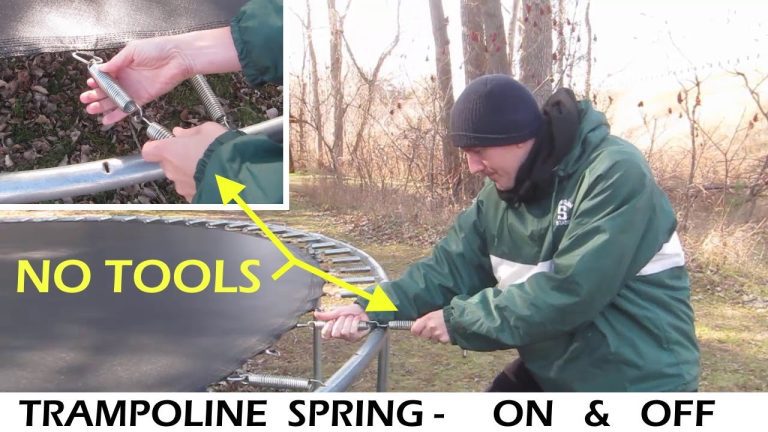 Can’T Get Springs On Trampoline