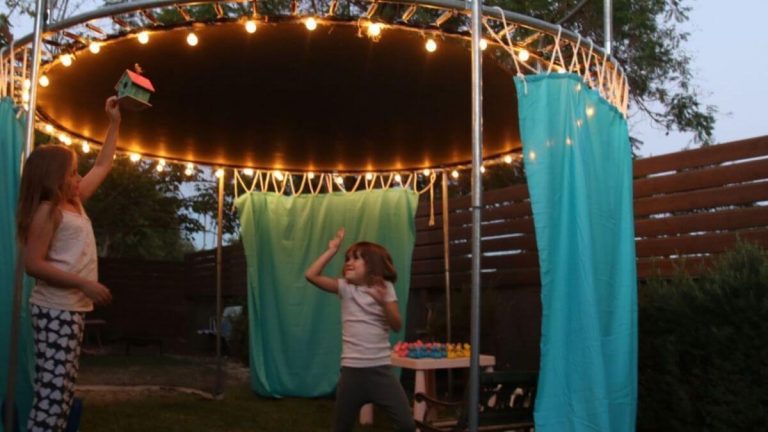 Trampoline Fort Ideas