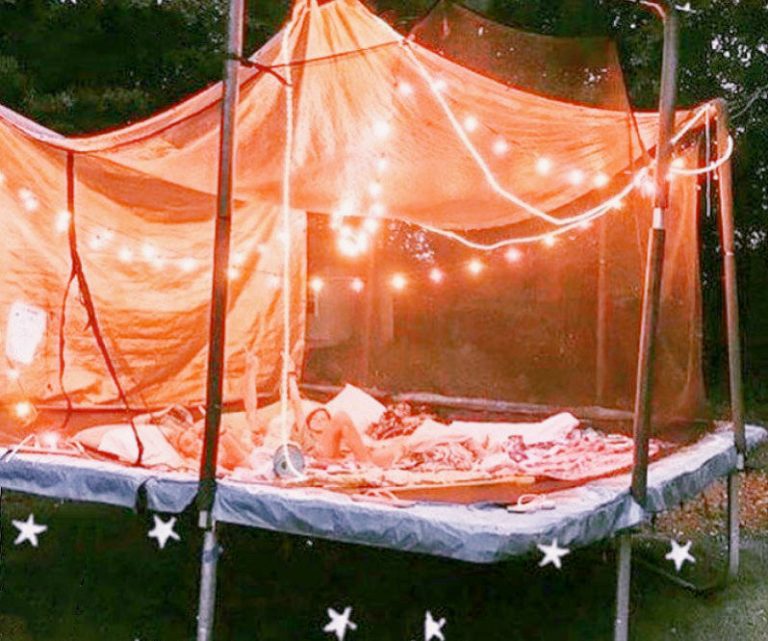 Sleeping On A Trampoline
