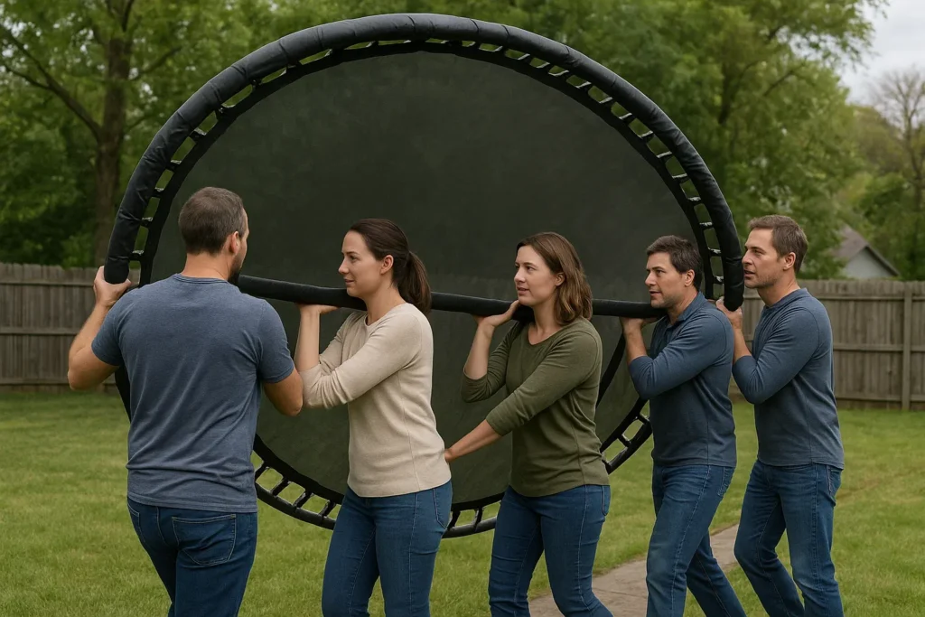 How Do You Move a Large Trampoline 