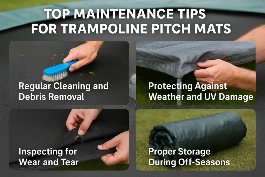 Top Maintenance Tips for Trampoline Pitch Mats