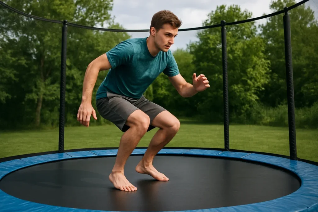 What You Do on a Trampoline to Quickly Rebound