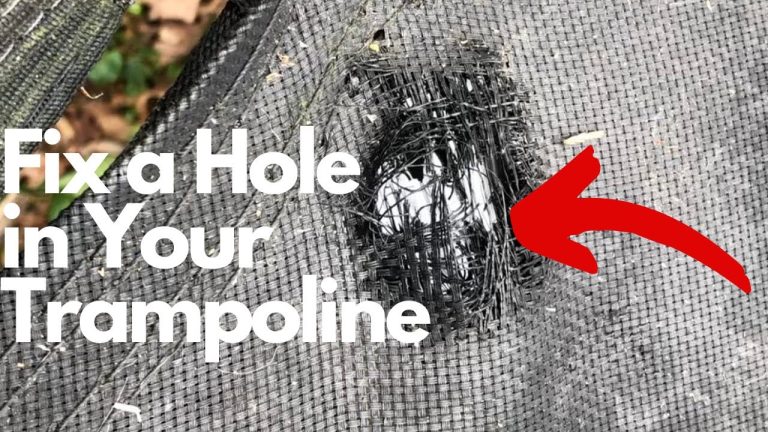 What to Do If Your Trampoline Gets a Hole in It