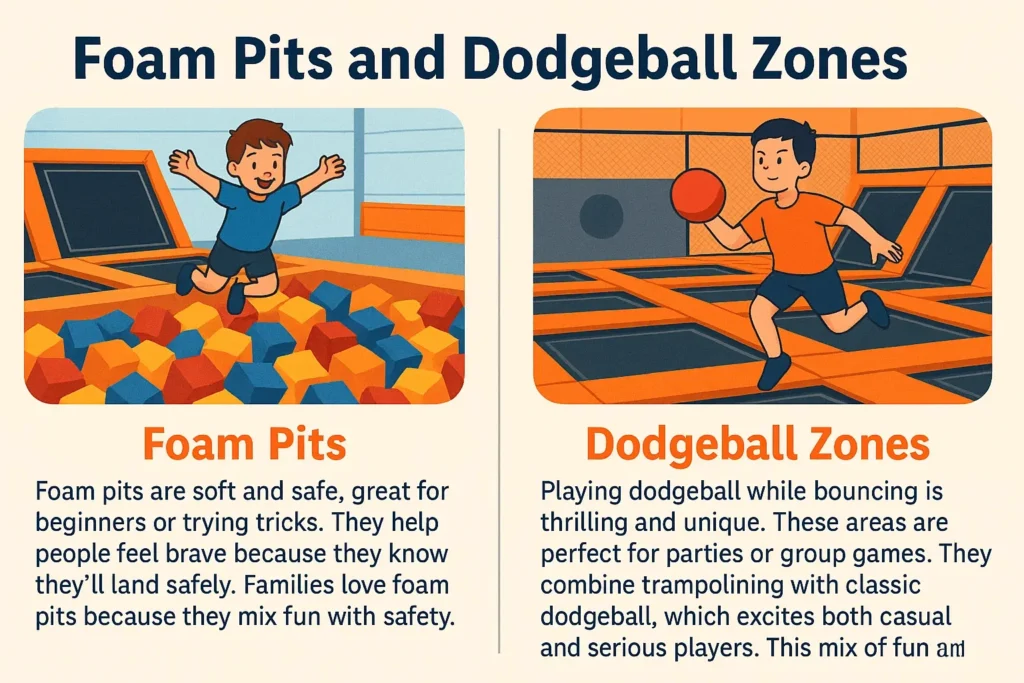Foam Pits and Dodgeball Zones