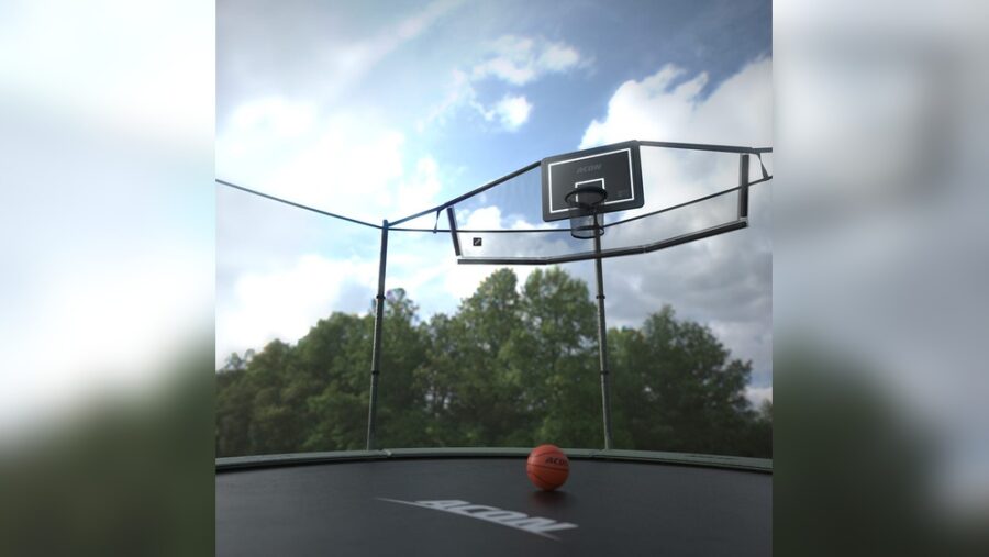 Trampoline Basketball Hoop Attachment